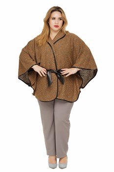 1082К Тедди Пончо size 1082К Тедди Пончо (one si - фото 8393