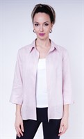 4513-91 Блуза льняная розовая