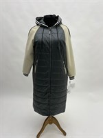 Кармель УП 655 пл Б (хаки / трик. темн. беж)) Пальто женское весеннее. 