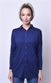 4516-5 синяя блуза - фото 13247