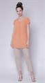 4523-49 блузка-топ женская оранжевая 13580