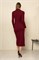 Платье 20113020 бордовый с украшением 20113020