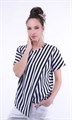4511 Блуза трикотажная в полоску 2598