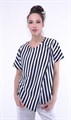 4511 Блуза трикотажная в полоску 2598