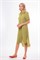 VLD900226/оливковое платье 00137544