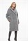 VZU912430 Пальто женское серое VZU912430